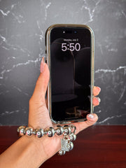 3D Silver Crater Phone Case